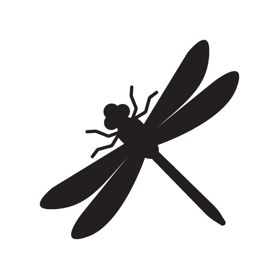 dragon fly icon vector