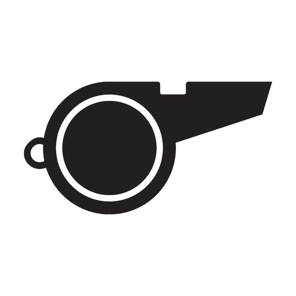 whistle symbol icon vector