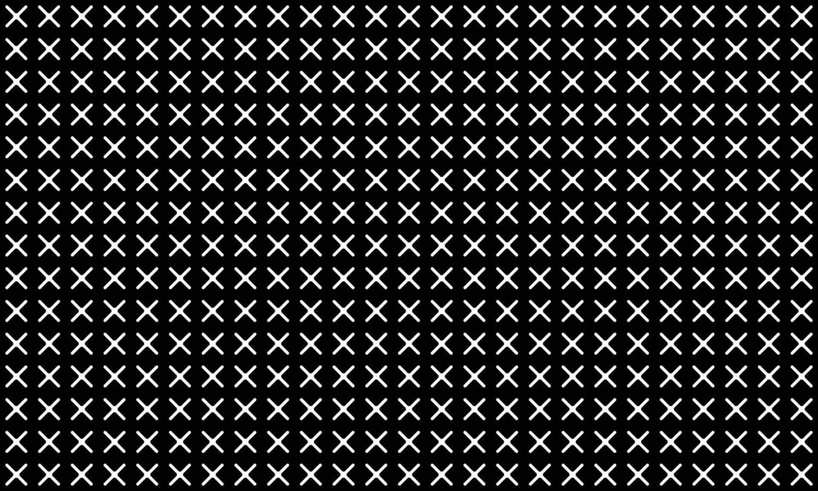 blanco multiplicar líneas modelo sin costura aislado en negro vector