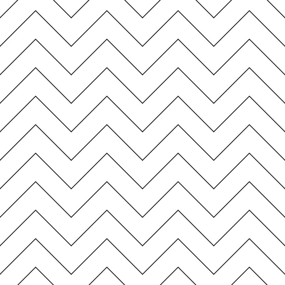 Monochrome thin line zig zag pattern seamless. Illustration vector