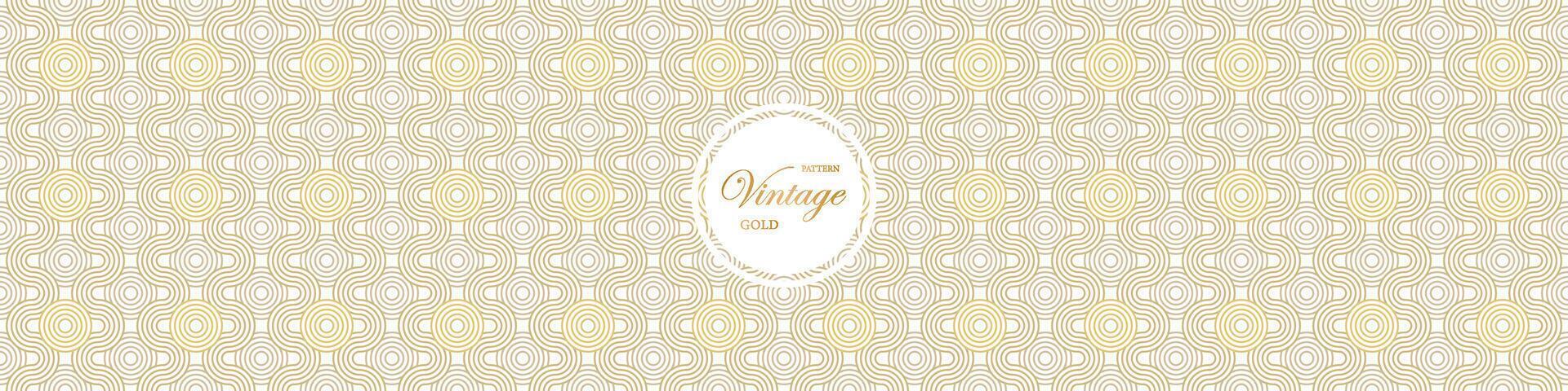 Vintage asia gold pattern Chinese, Abstract pattern Japanese and Korean. vector