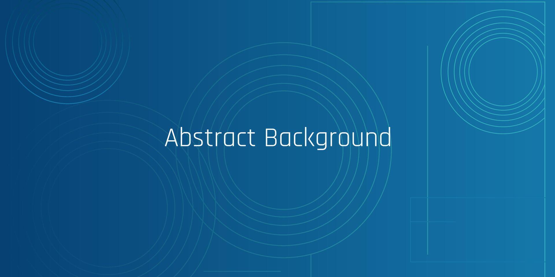 abstract background with circles and lines vector