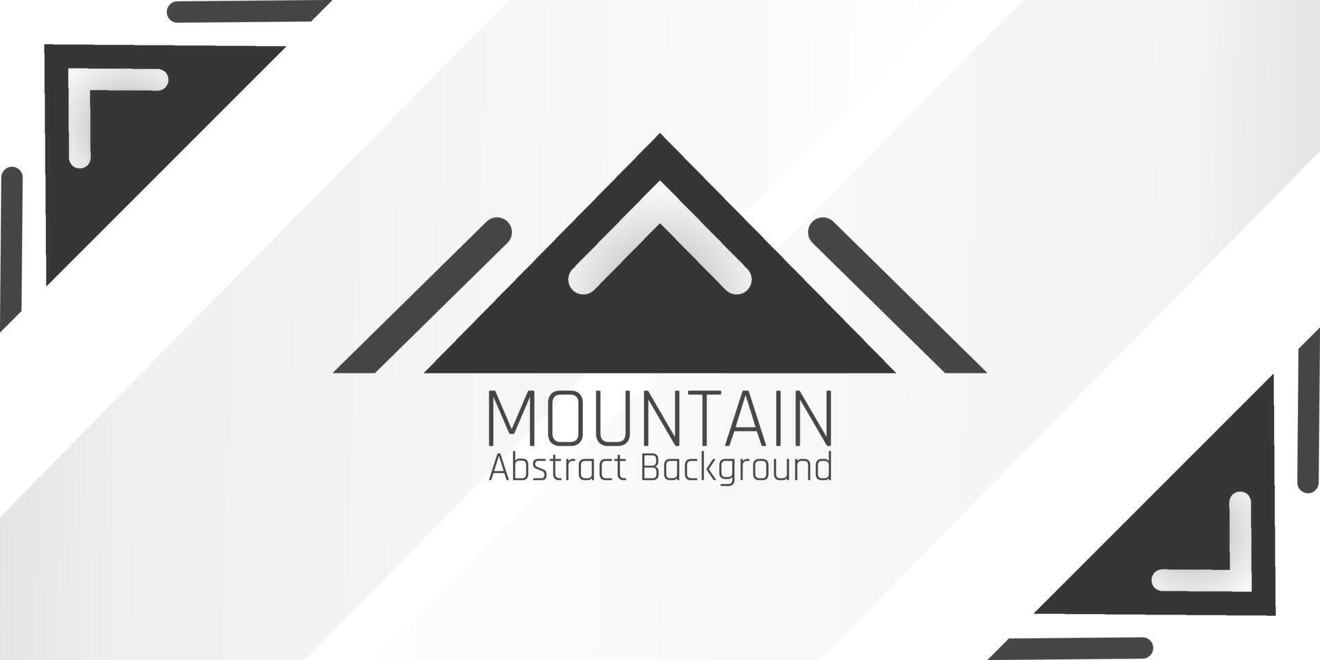 abstract mountain background with geometric shapes vector