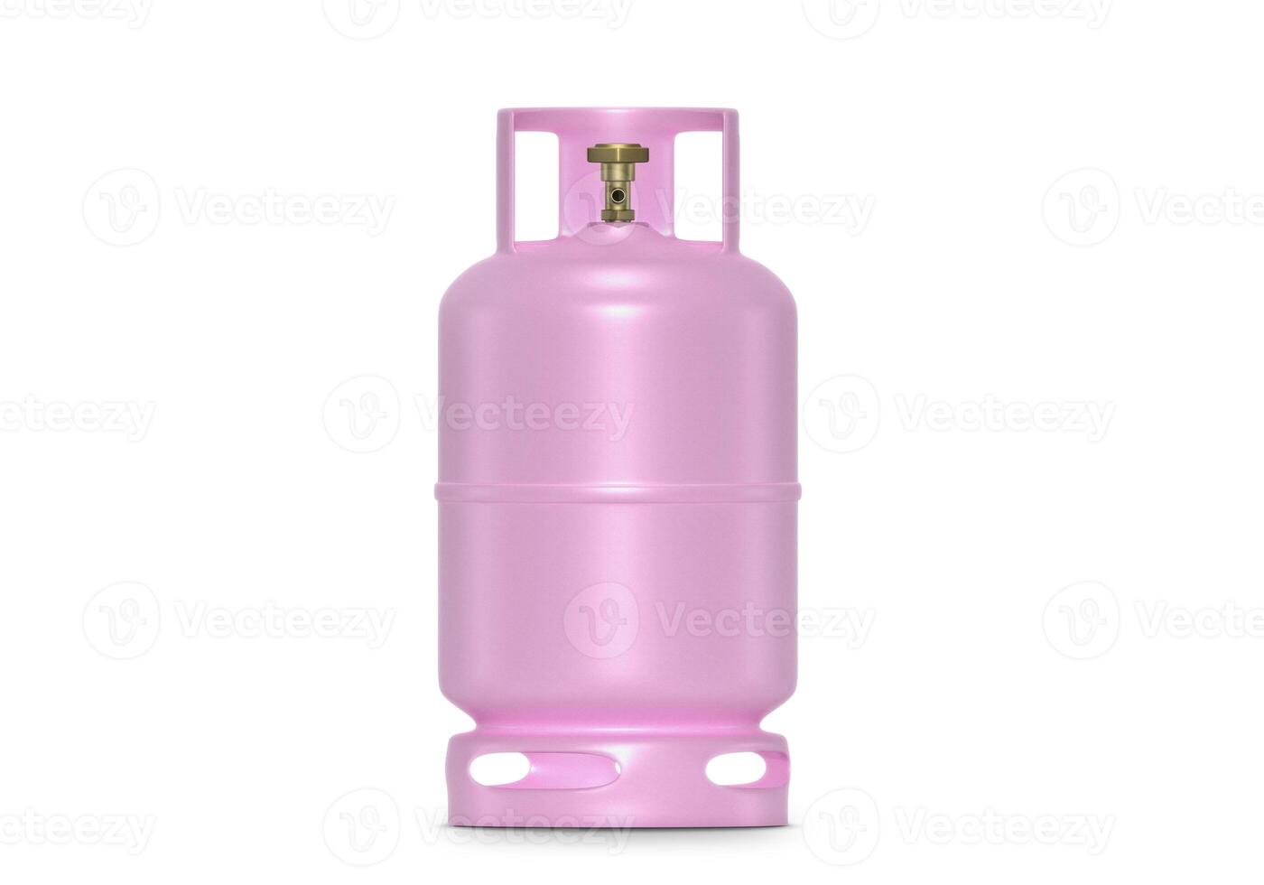 pink gas tanks isolated on white background photo