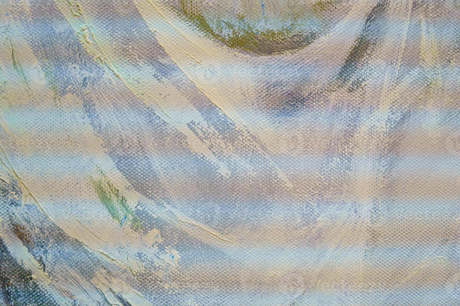 Colorful abstract oil painting art background. Texture of canvas and oil. photo