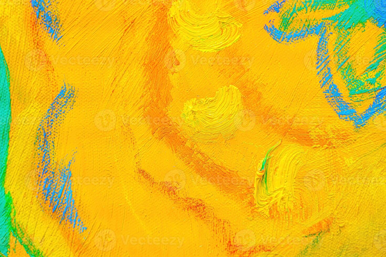 Colorful abstract oil painting art background. Texture of canvas and oil. photo