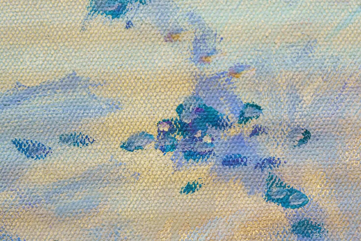 Colorful abstract oil painting art background. Texture of canvas and oil. photo