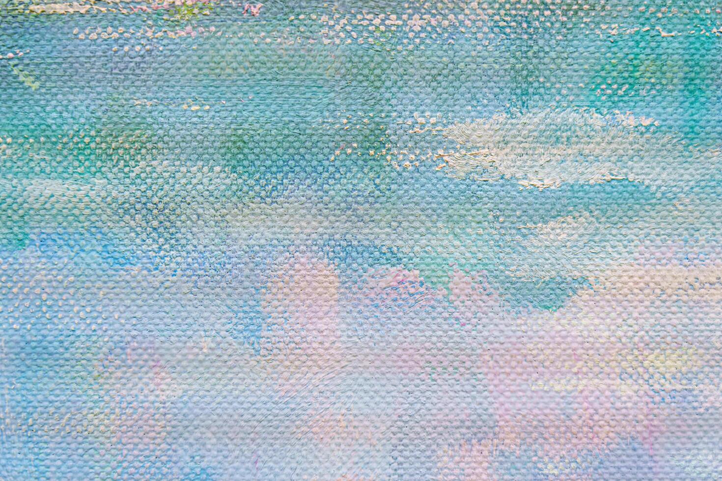 Colorful abstract oil painting art background. Texture of canvas and oil. photo