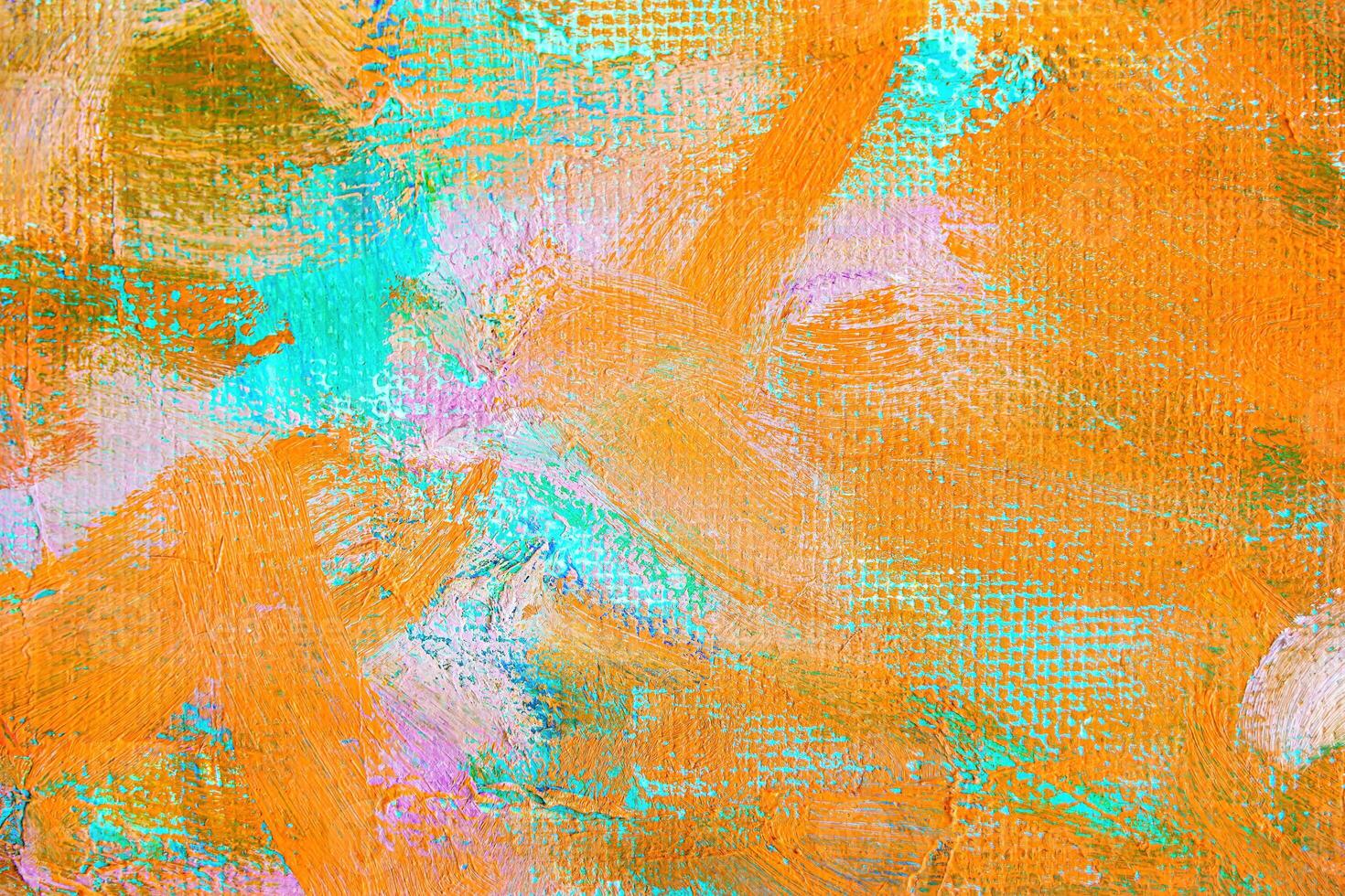 Colorful abstract oil painting art background. Texture of canvas and oil. photo