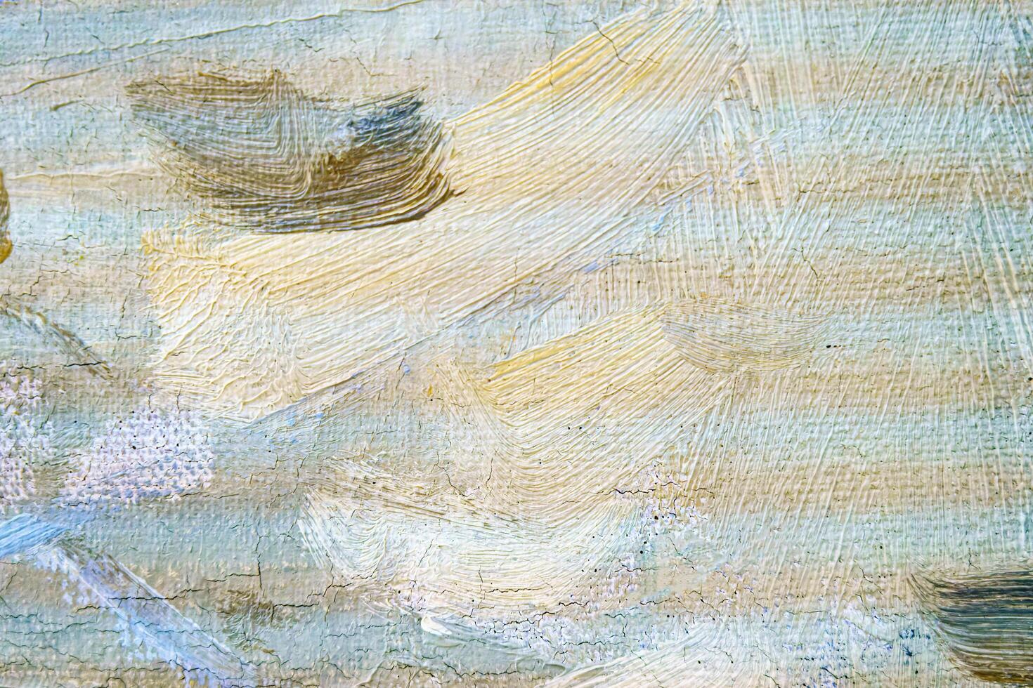 Colorful abstract oil painting art background. Texture of canvas and oil. photo