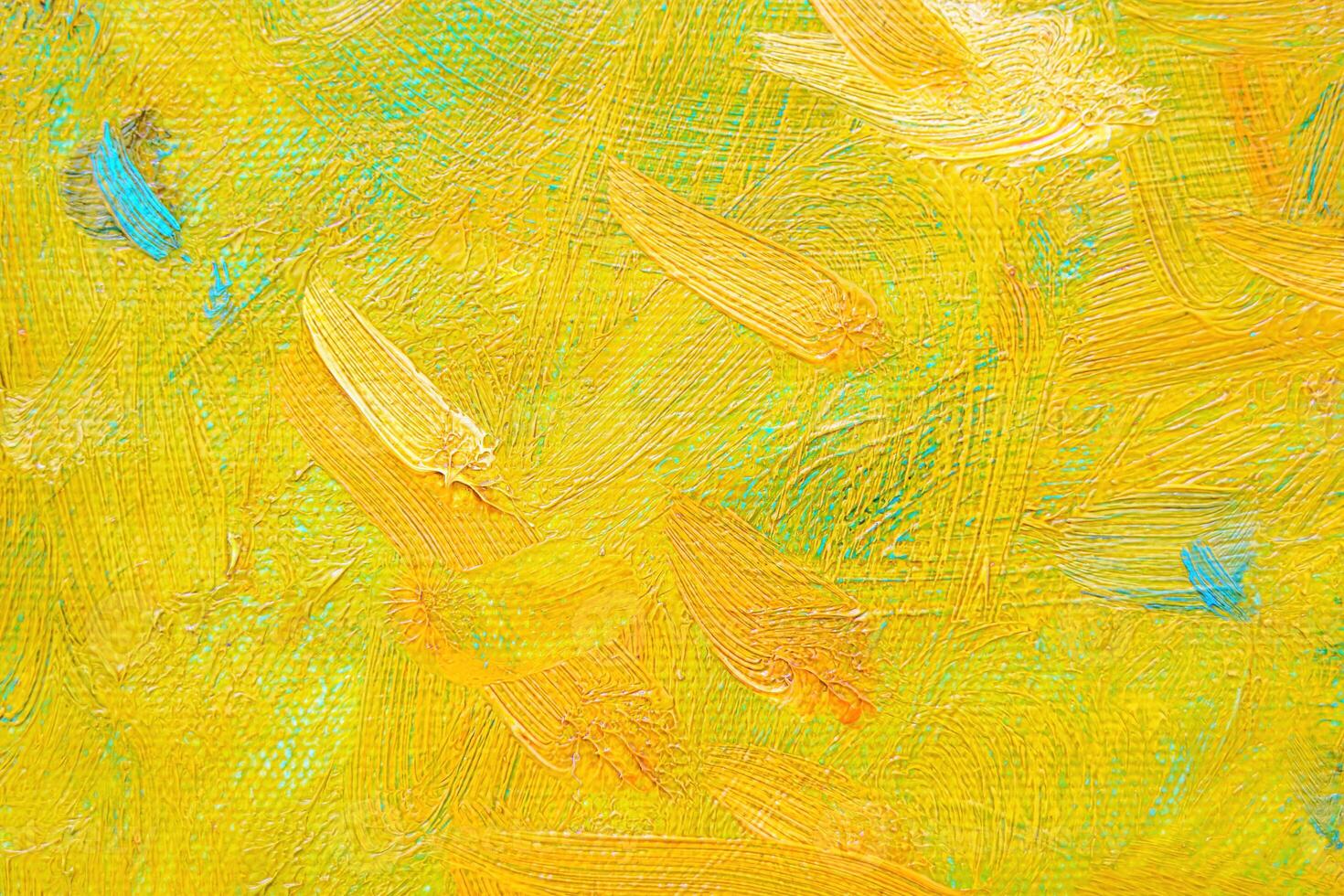 Colorful abstract oil painting art background. Texture of canvas and oil. photo
