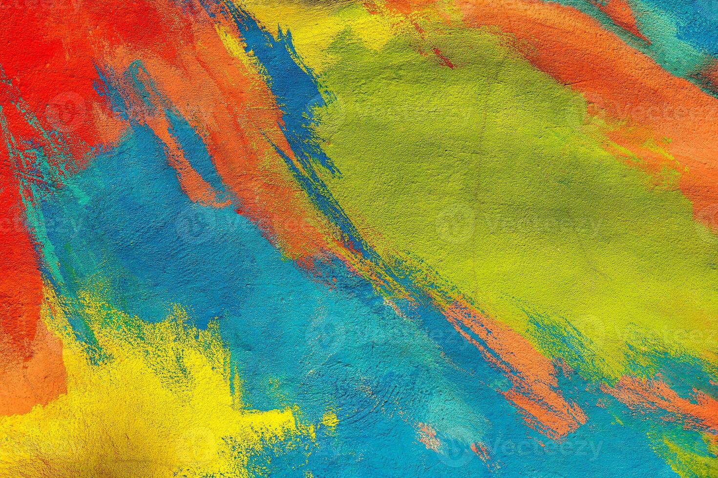 A fragment of colorful graffiti painted on a wall. Abstract urban background. Spray painting art. photo