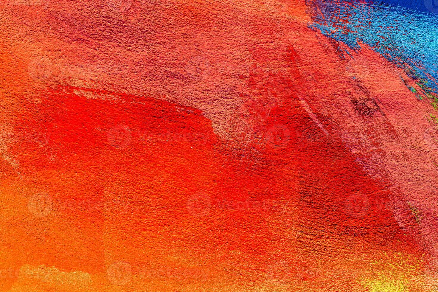 A fragment of colorful graffiti painted on a wall. Abstract urban background. Spray painting art. photo