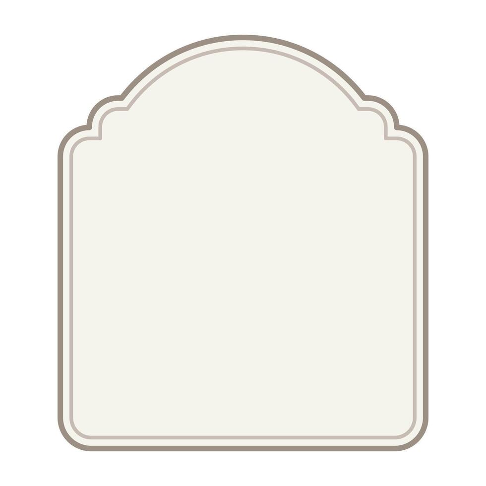 label vintage frame. vector