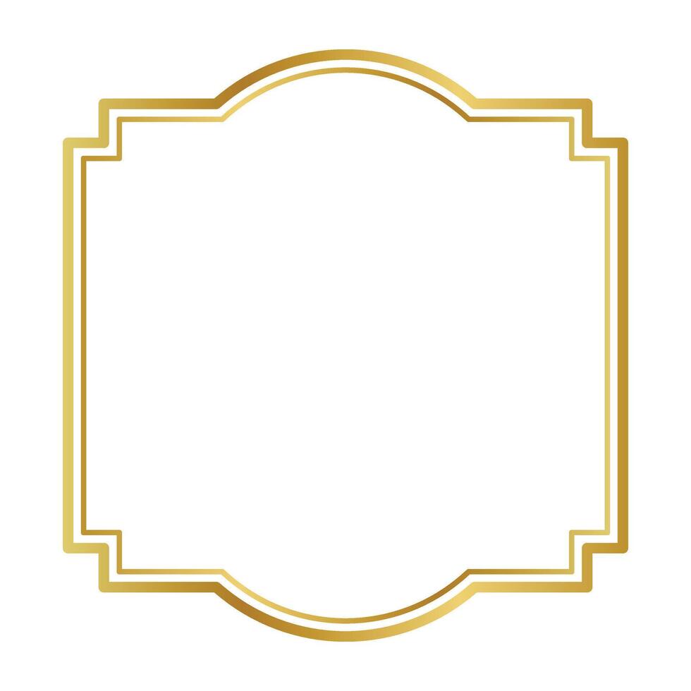 gold Frame icon. vector