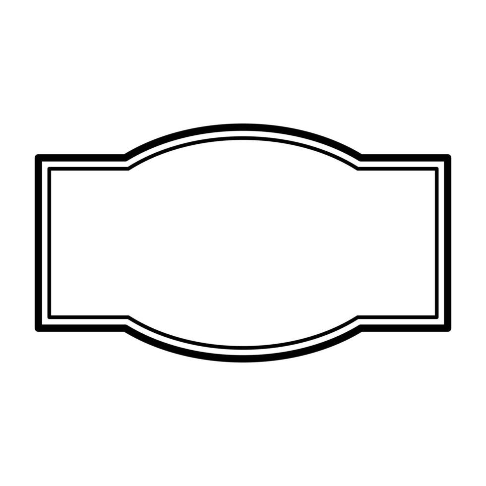 Vintage frame line. vector