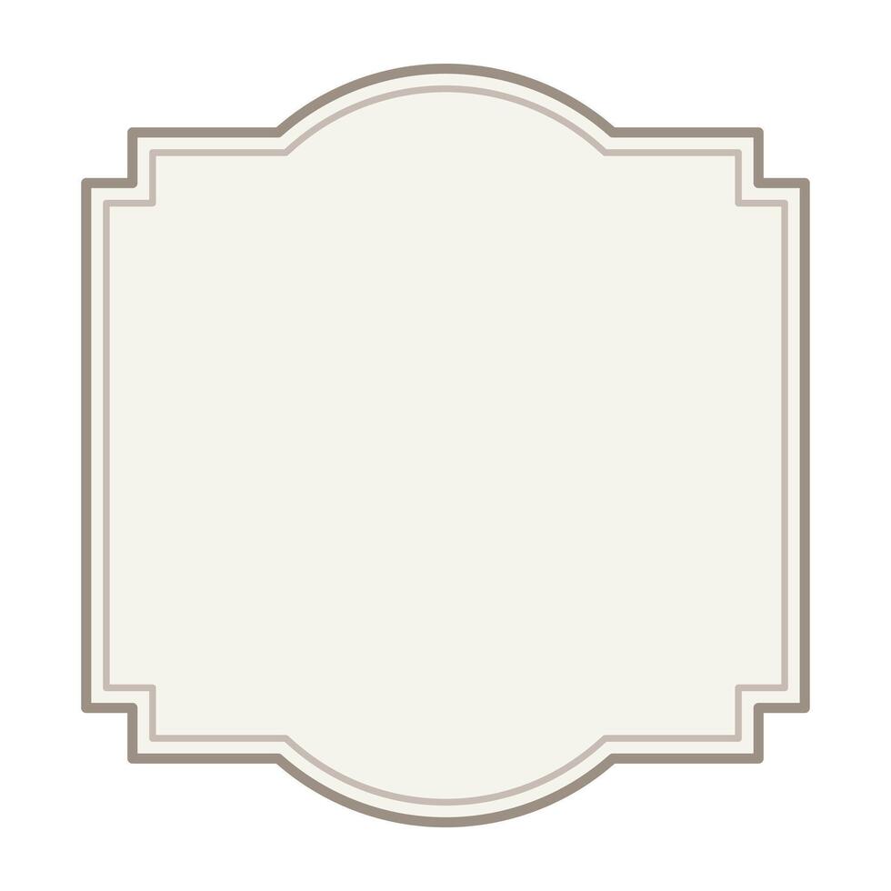 label vintage frame. vector