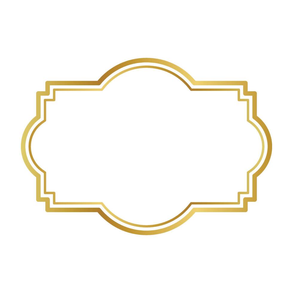 gold Frame icon. vector