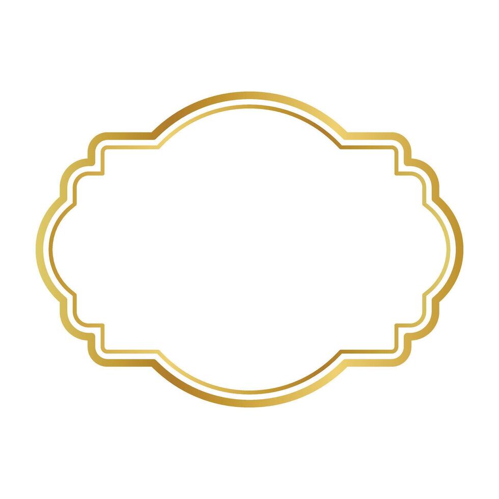 gold Frame icon. vector