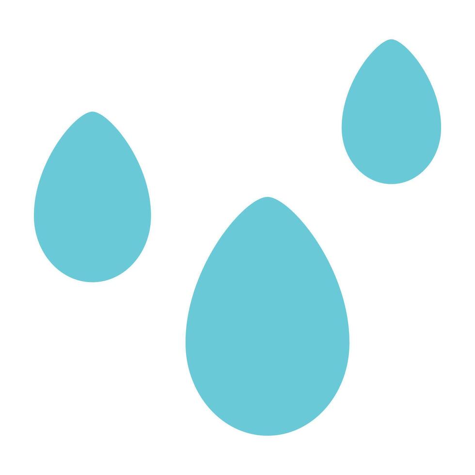 Splashing water drop Doodle vector