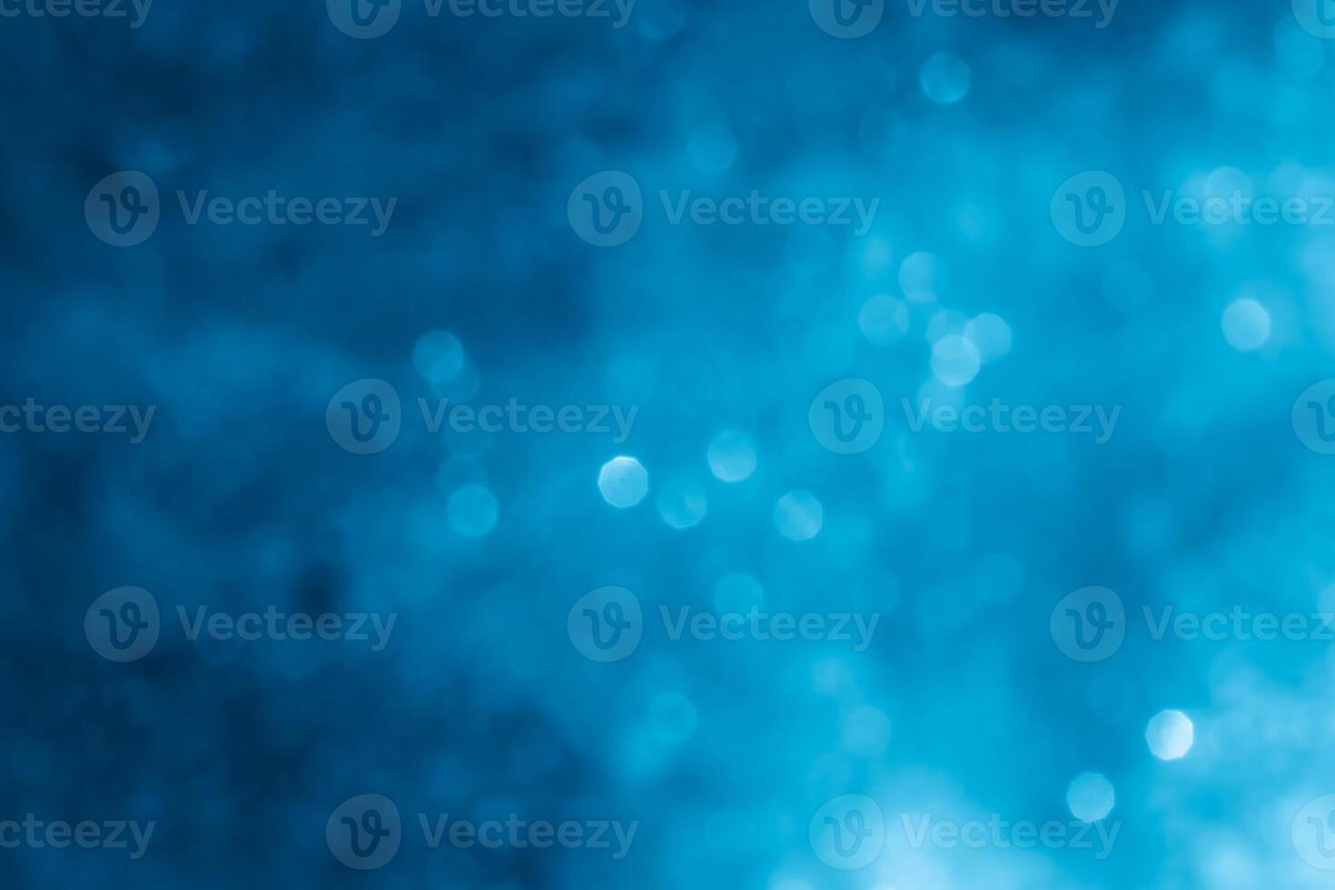 Turquoise lights bokeh background. Blue lights. photo