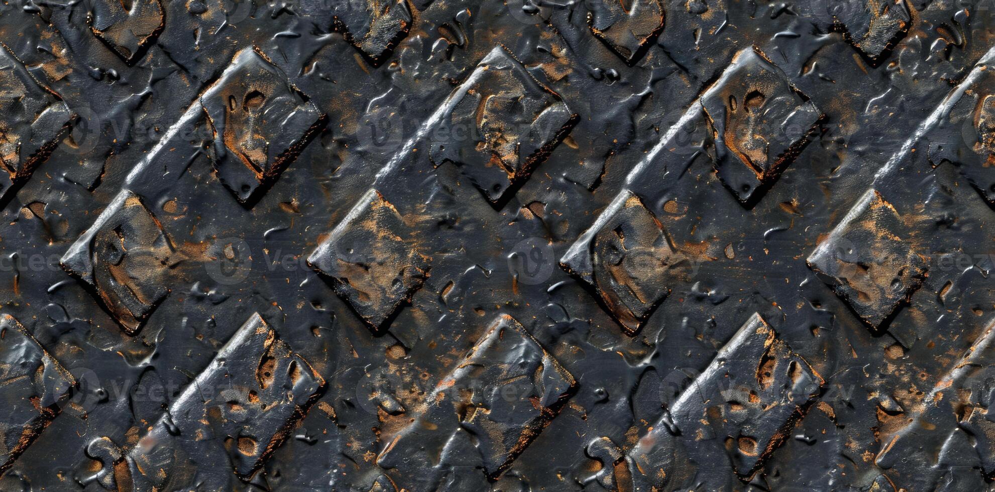 Rugged Seamless Cast Iron Texture Industrial Background. Gritty Metallic Surface for Manufacturing Themes AI Image photo