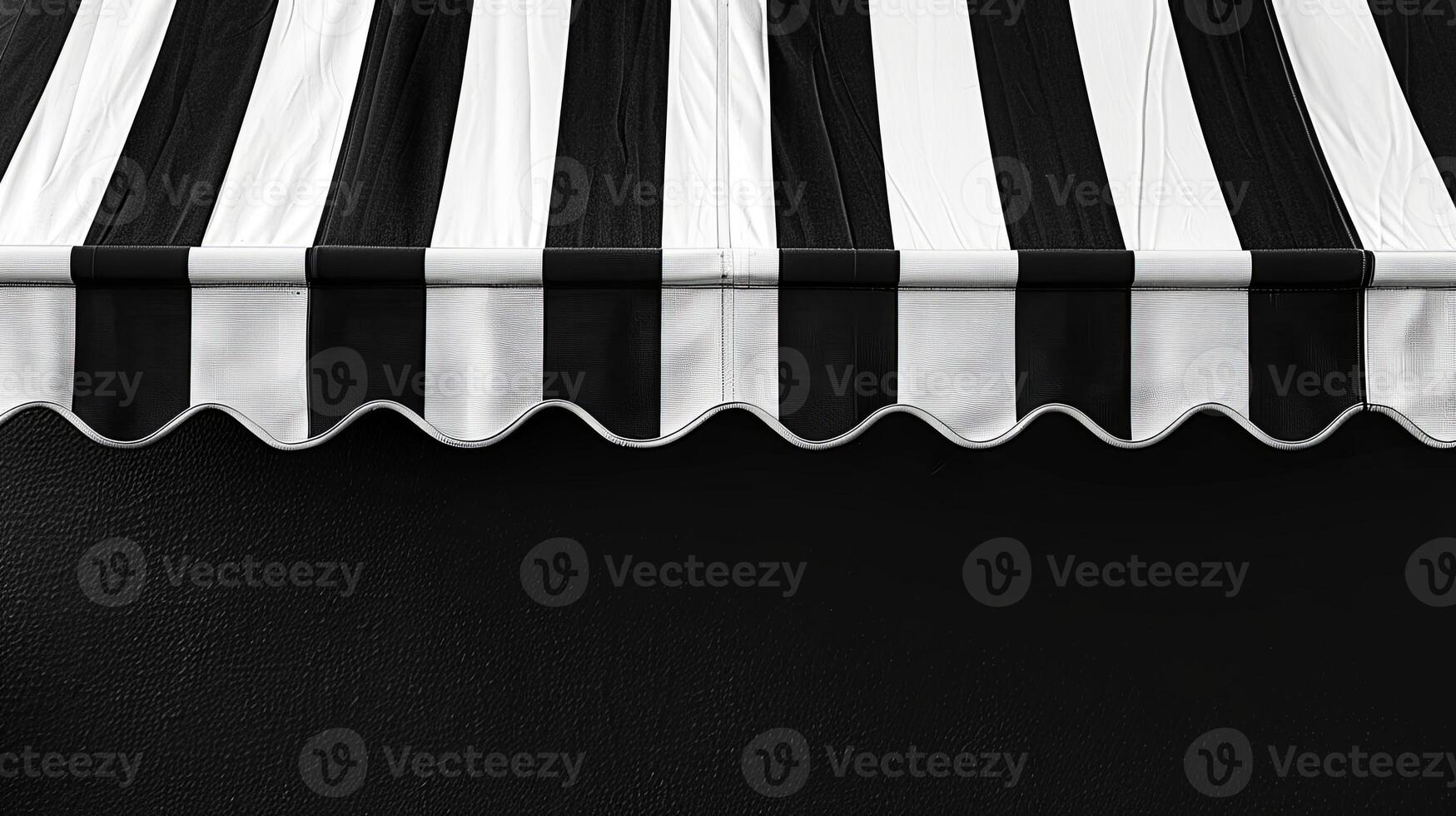 Vibrant striped awning design with bold allure. Modern graphic concept. AI Image photo