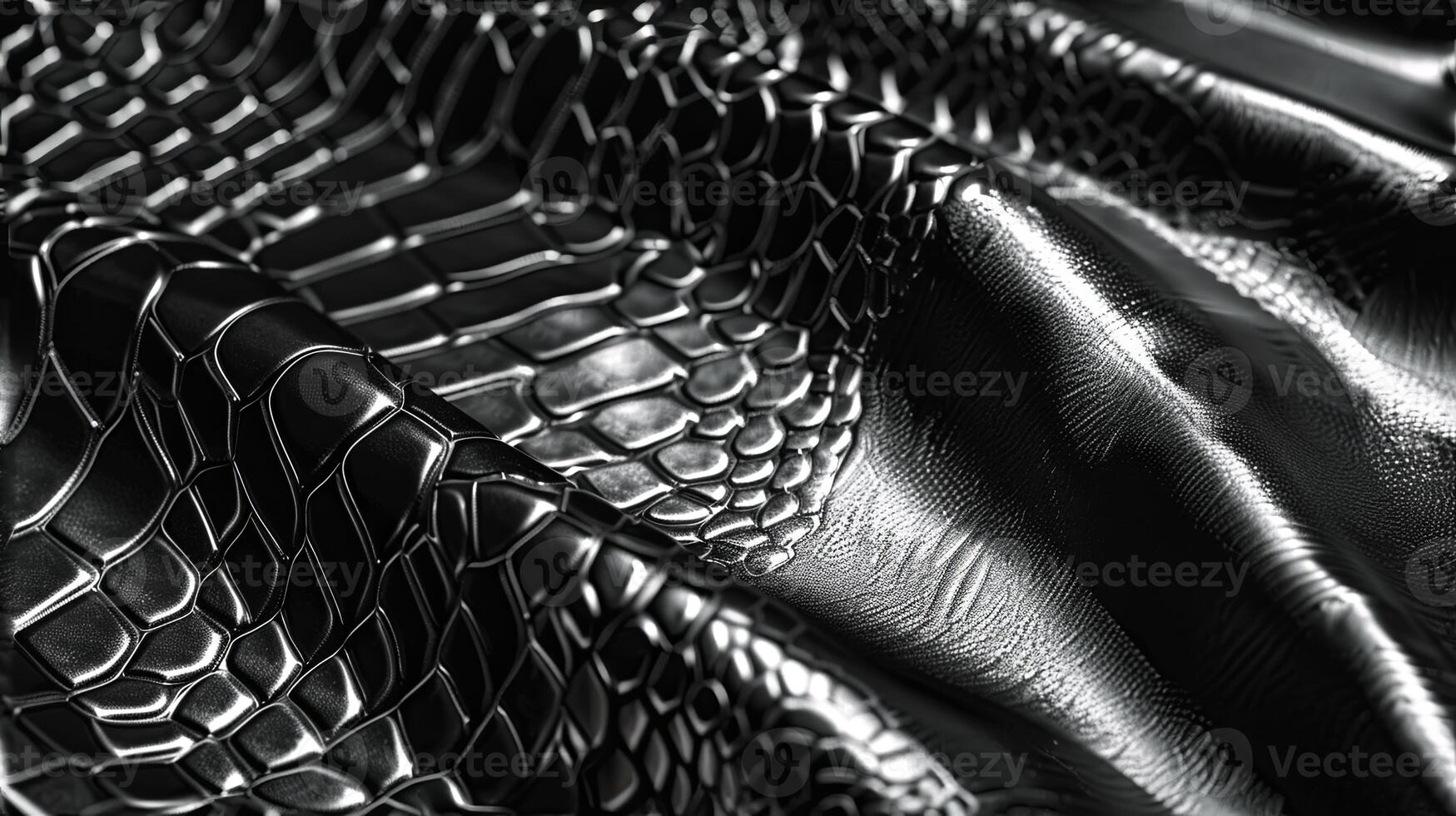 Reflective patent leather texture. Modern backdrop with sophisticated sleekness AI Image photo