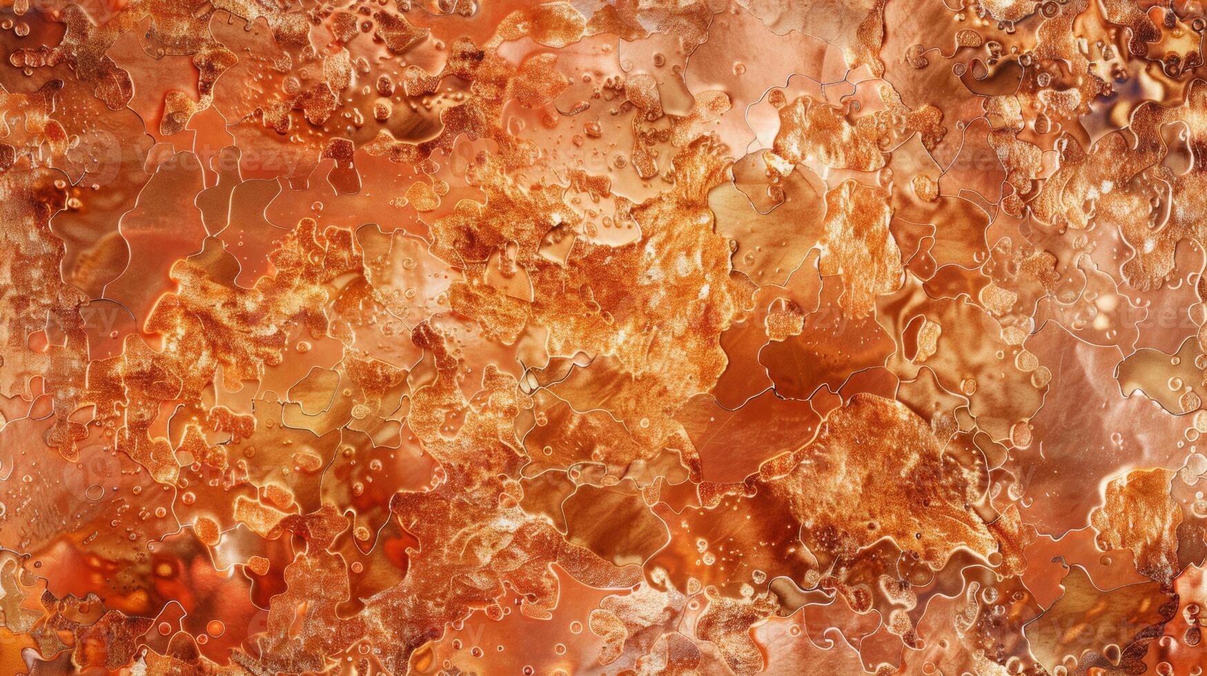 Vintage high-resolution polished copper texture background. Elegant metallic surface for retro designs AI Image photo