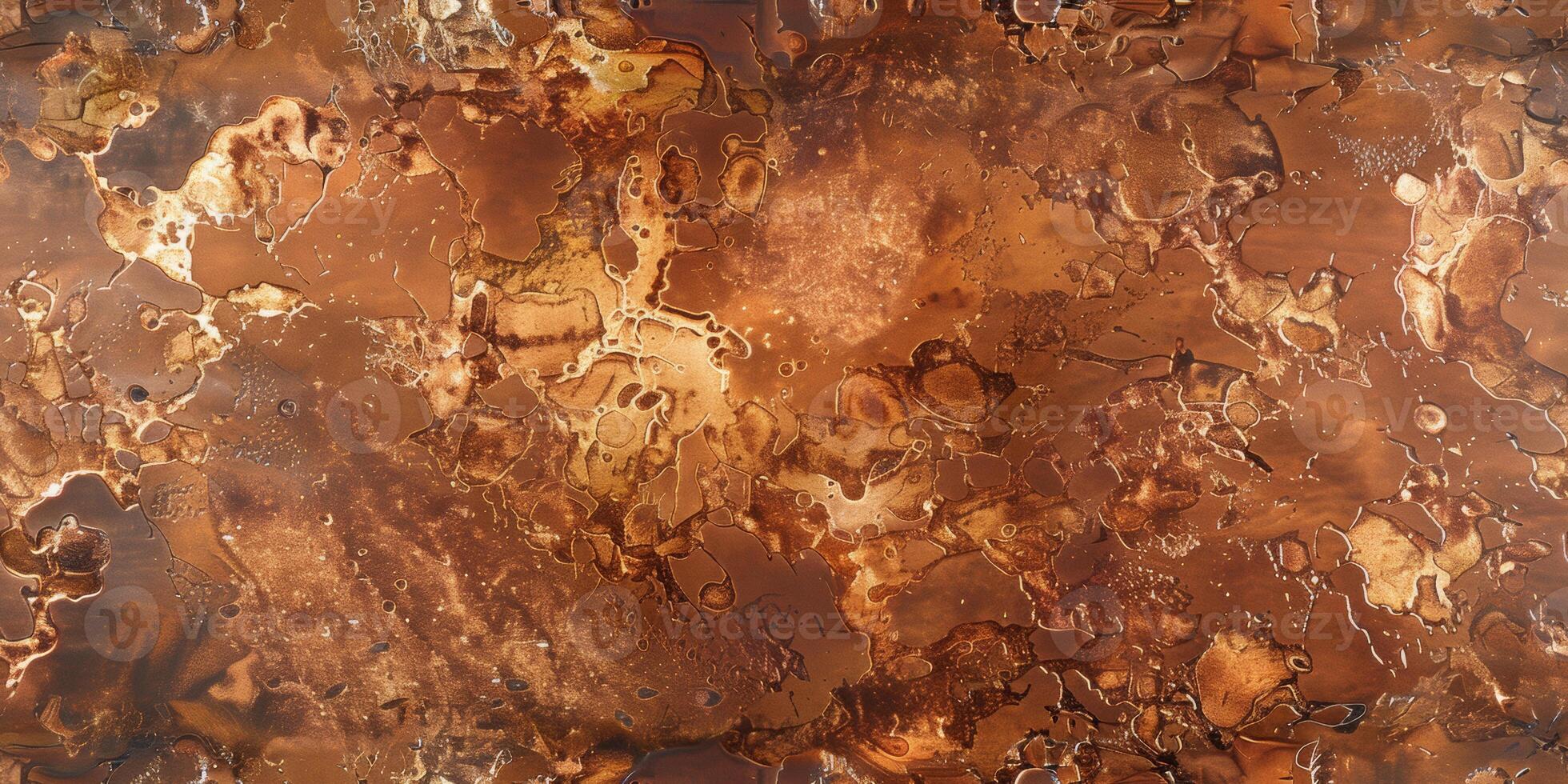 Vintage polished copper texture background. Elegant metallic surface for retro designs AI Image photo