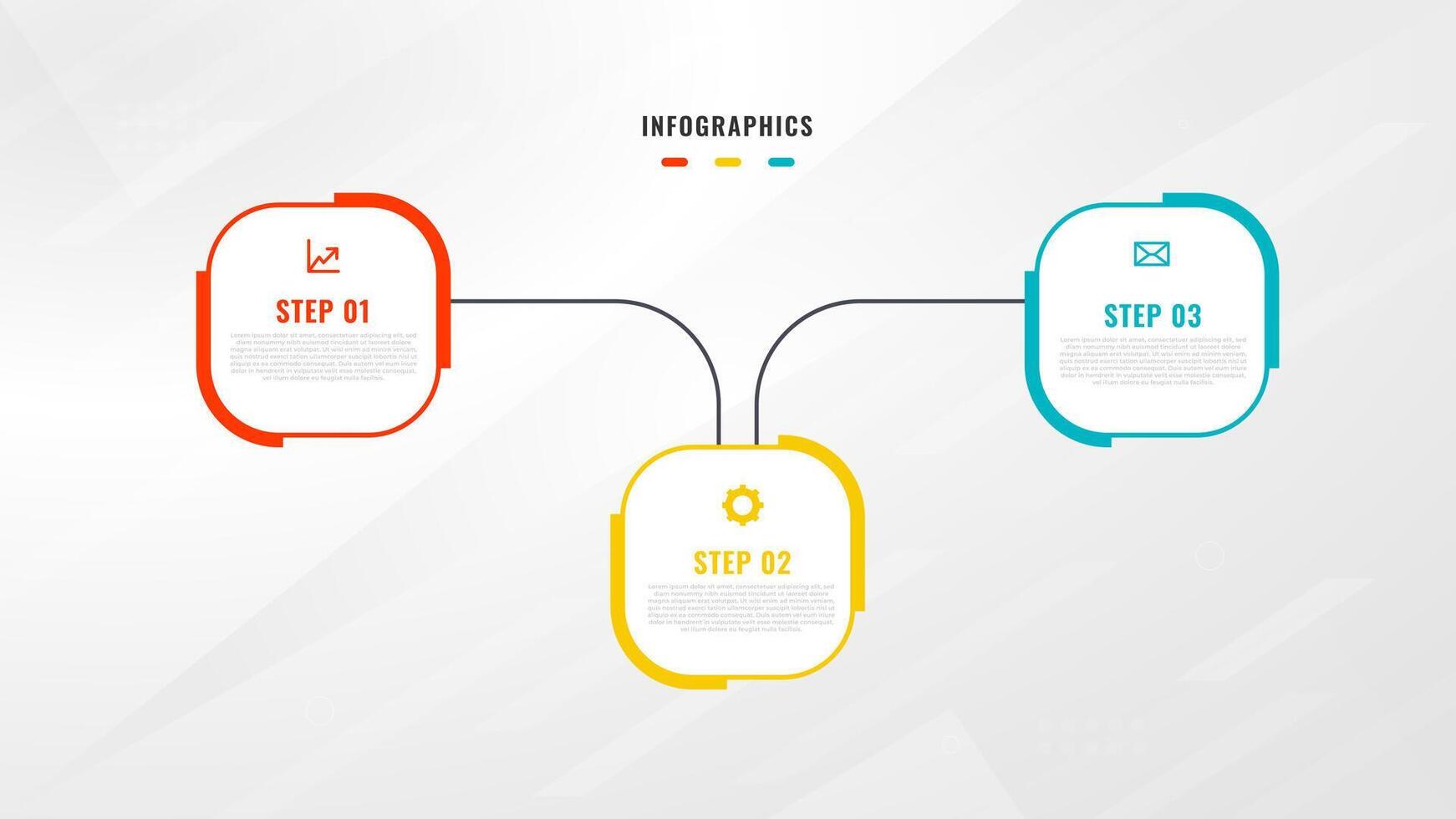 dos paso infografía etiqueta diseño modelo con línea iconos proceso pasos diagrama, presentaciones, flujo de trabajo disposición, bandera, fluir cuadro, informacion grafico. vector