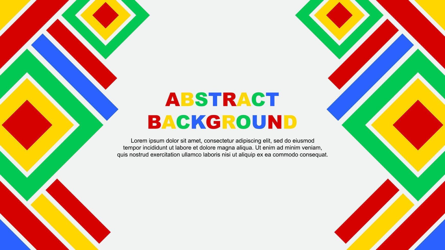 Abstract Background Design Template. Banner Wallpaper Illustration. Colorful Rainbow vector