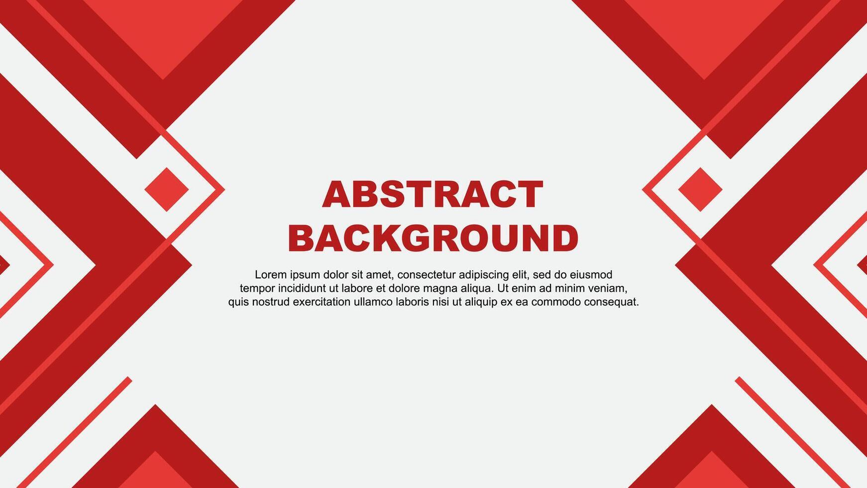 Abstract Red Background Design Template. Abstract Banner Wallpaper Illustration. Red Illustration vector