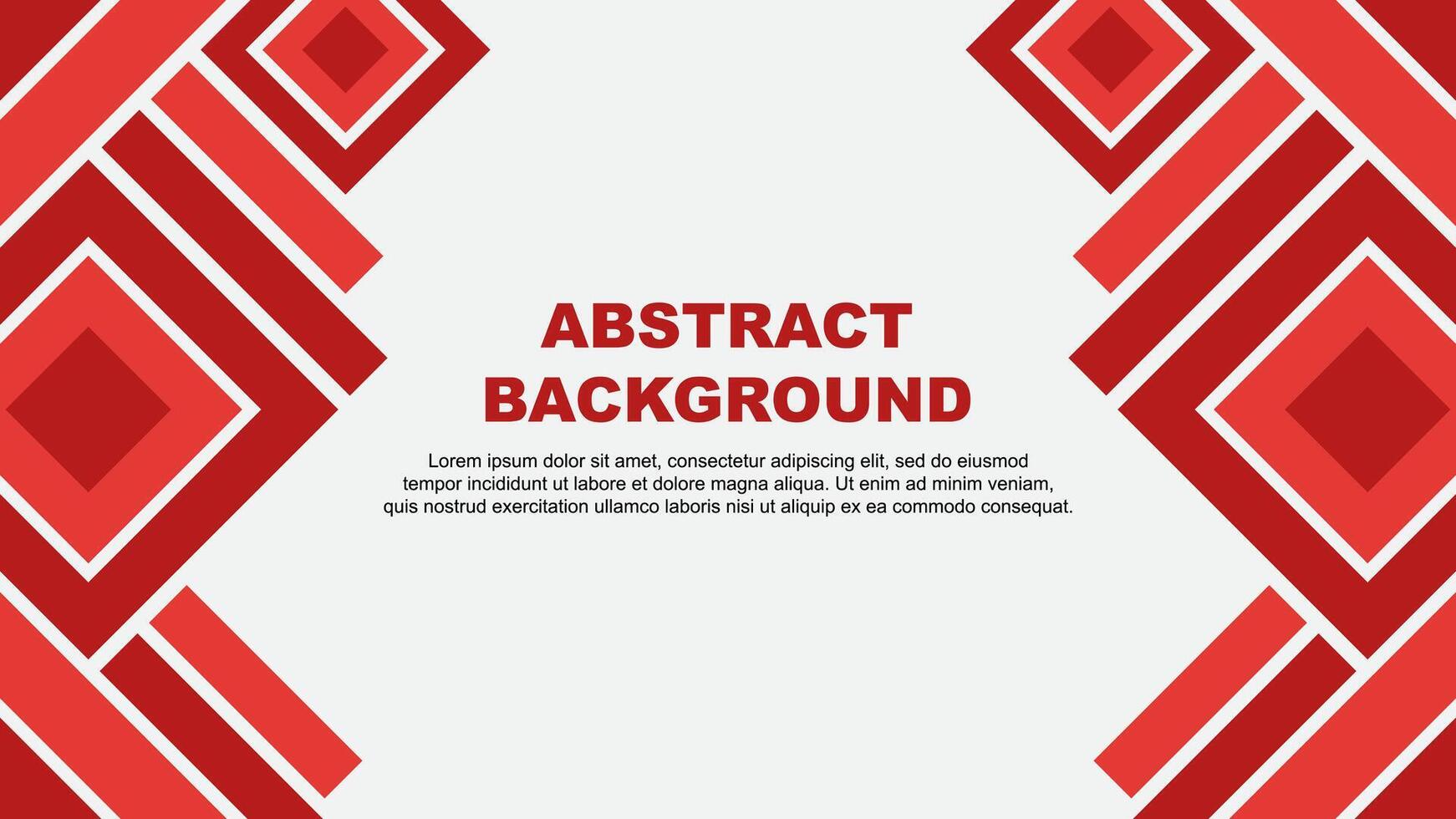 Abstract Red Background Design Template. Abstract Banner Wallpaper Illustration. Red vector