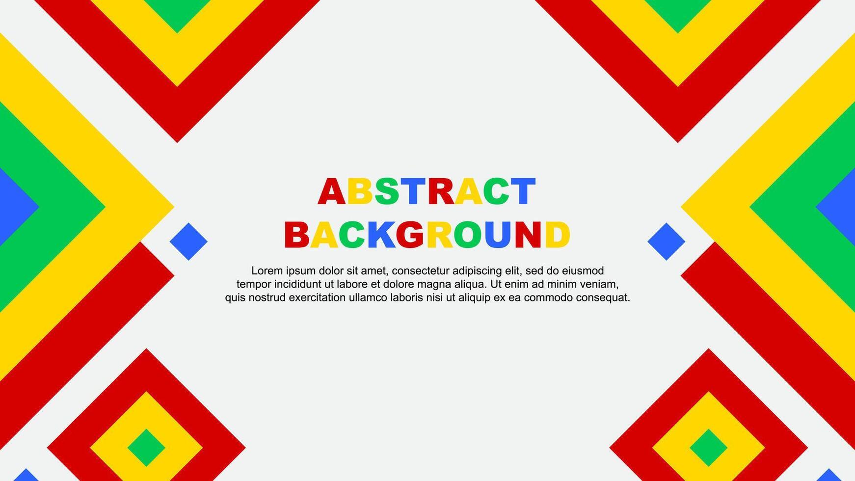 Abstract Background Design Template. Banner Wallpaper Illustration. Colorful Rainbow Template vector