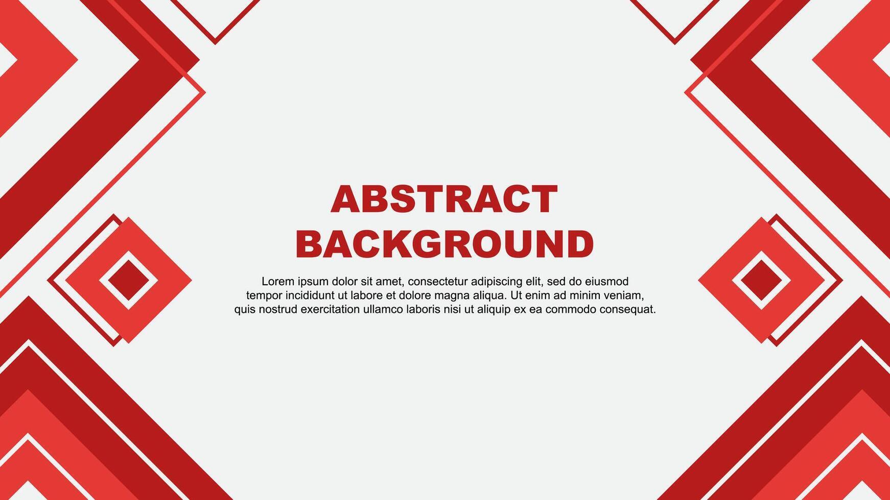 Abstract Red Background Design Template. Abstract Banner Wallpaper Illustration. Red Background vector