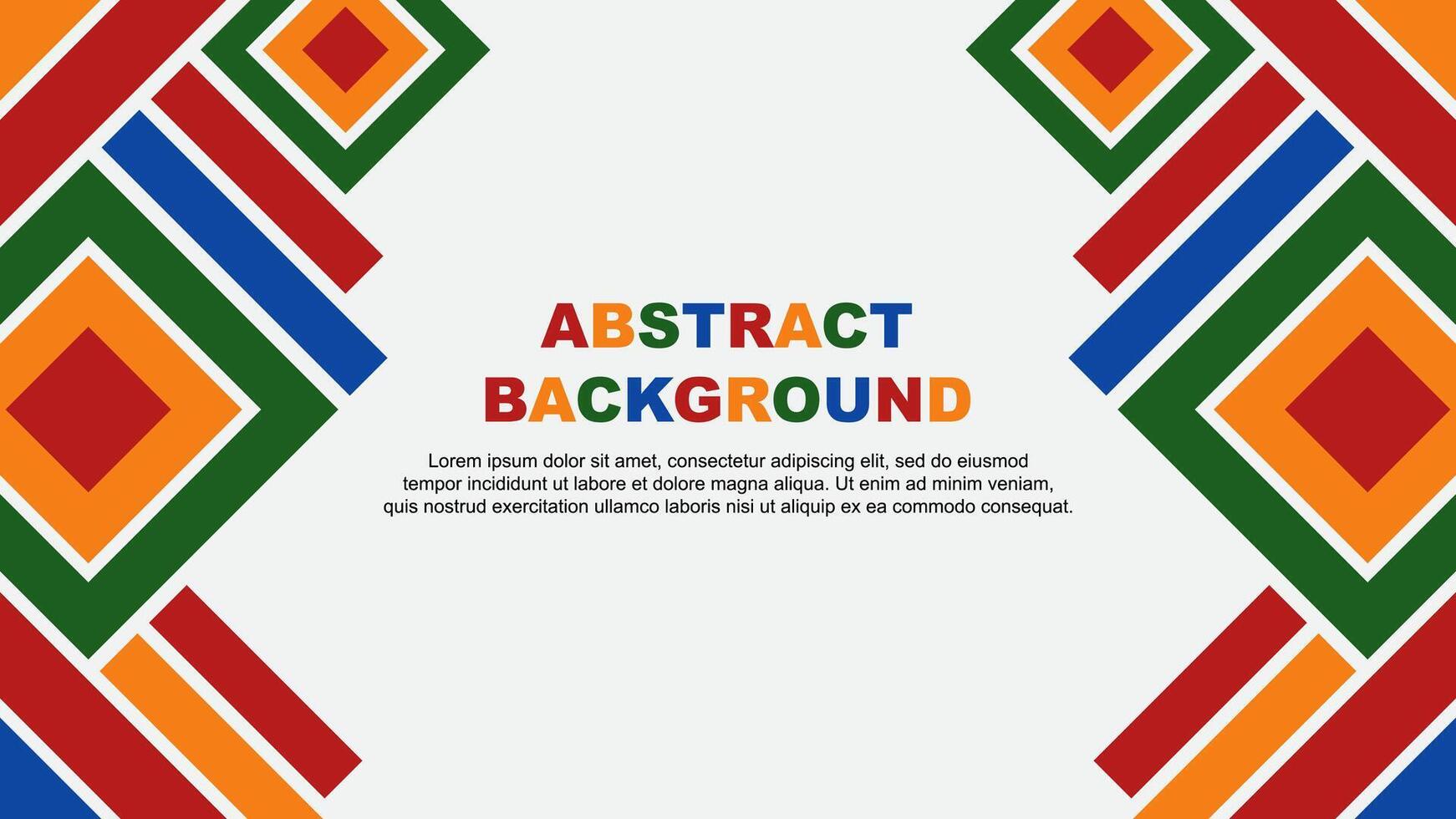 Abstract Colorful Background Design Template. Banner Wallpaper Illustration. Colorful Rainbow vector