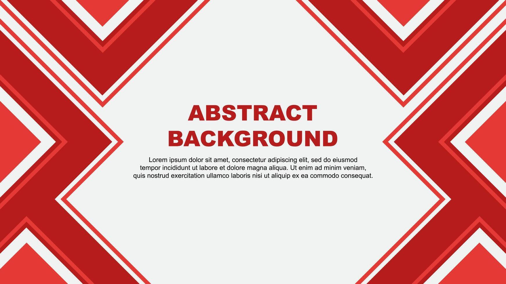 Abstract Red Background Design Template. Abstract Banner Wallpaper Illustration. Red vector