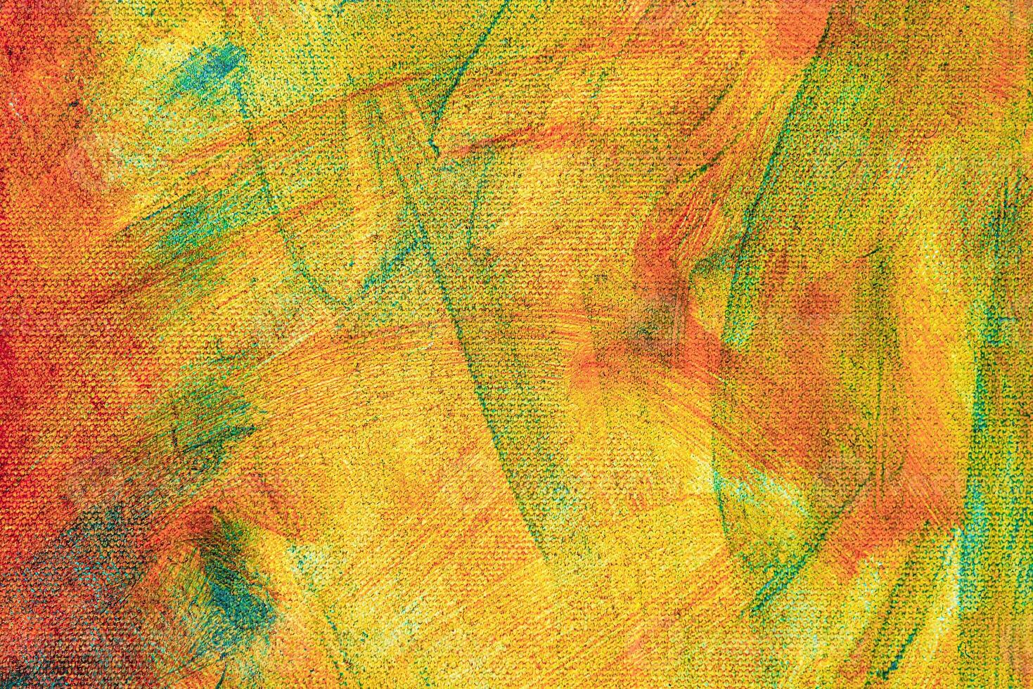 Colorful abstract oil painting art background. Texture of canvas and oil. photo