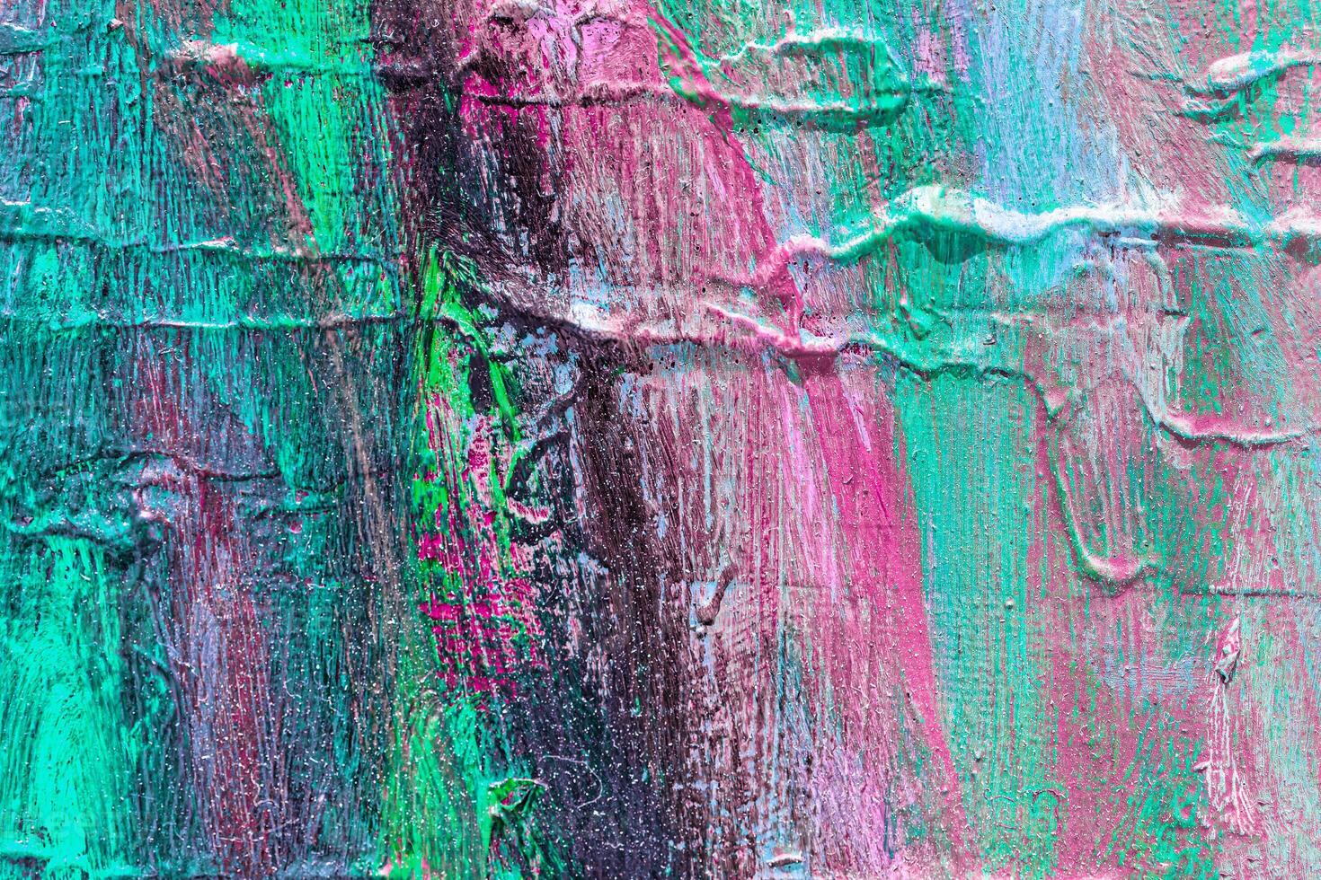 Colorful abstract oil painting art background. Texture of canvas and oil. photo