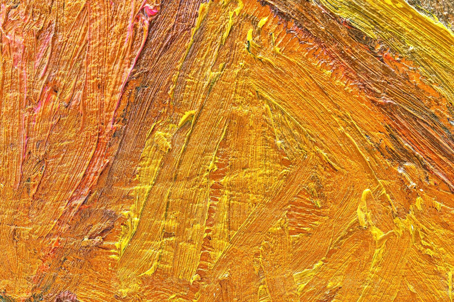 Colorful abstract oil painting art background. Texture of canvas and oil. photo