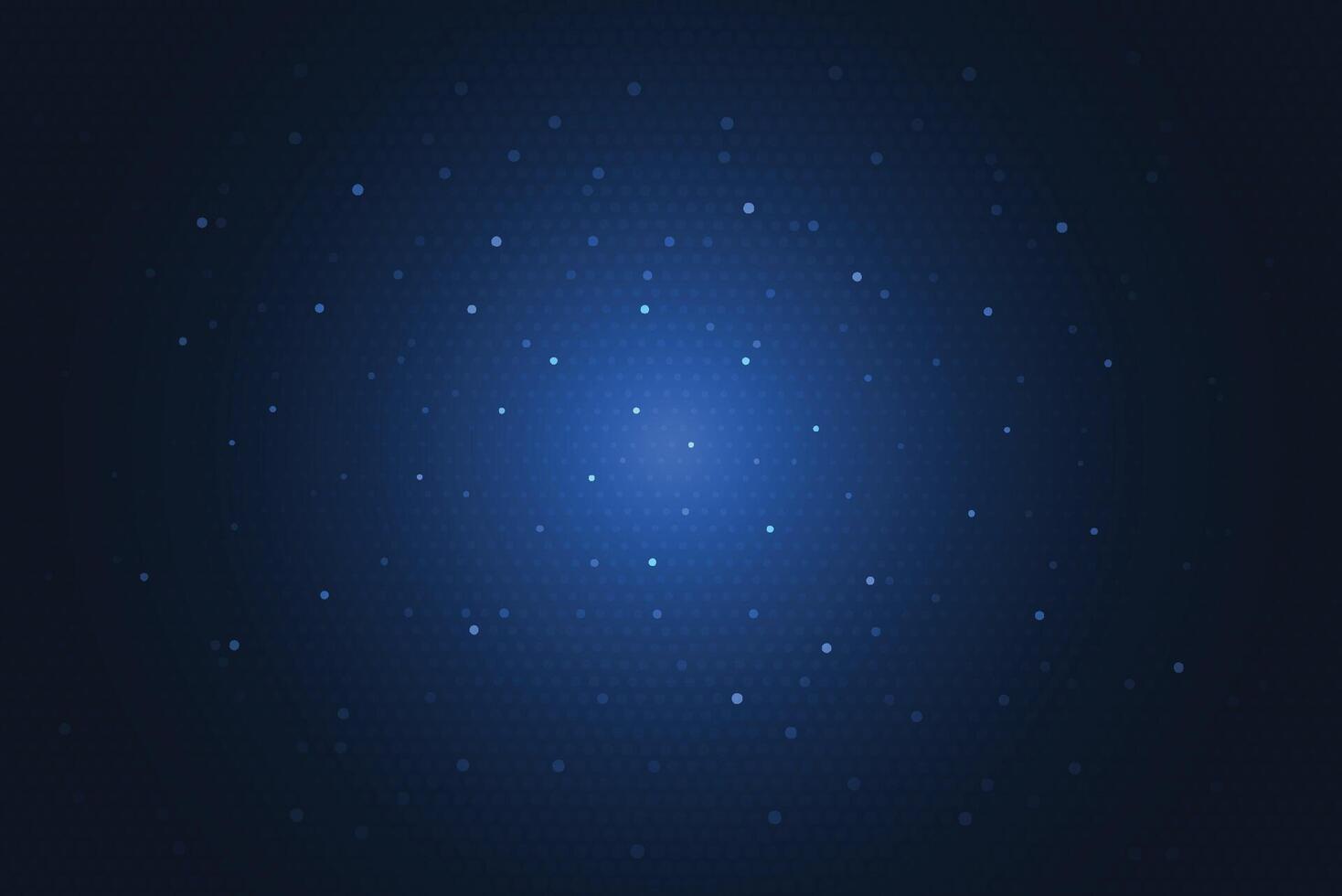 Abstract technology digital of particles design. Big data visualization background vector
