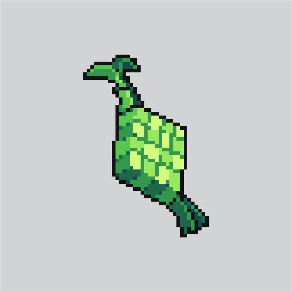 Pixel art illustration Ketupat. Pixelated eid Ketupat. Islamic Eid Mubarak Ketupat Rice pixelated for the pixel art game and icon for website and game. old school retro. vector