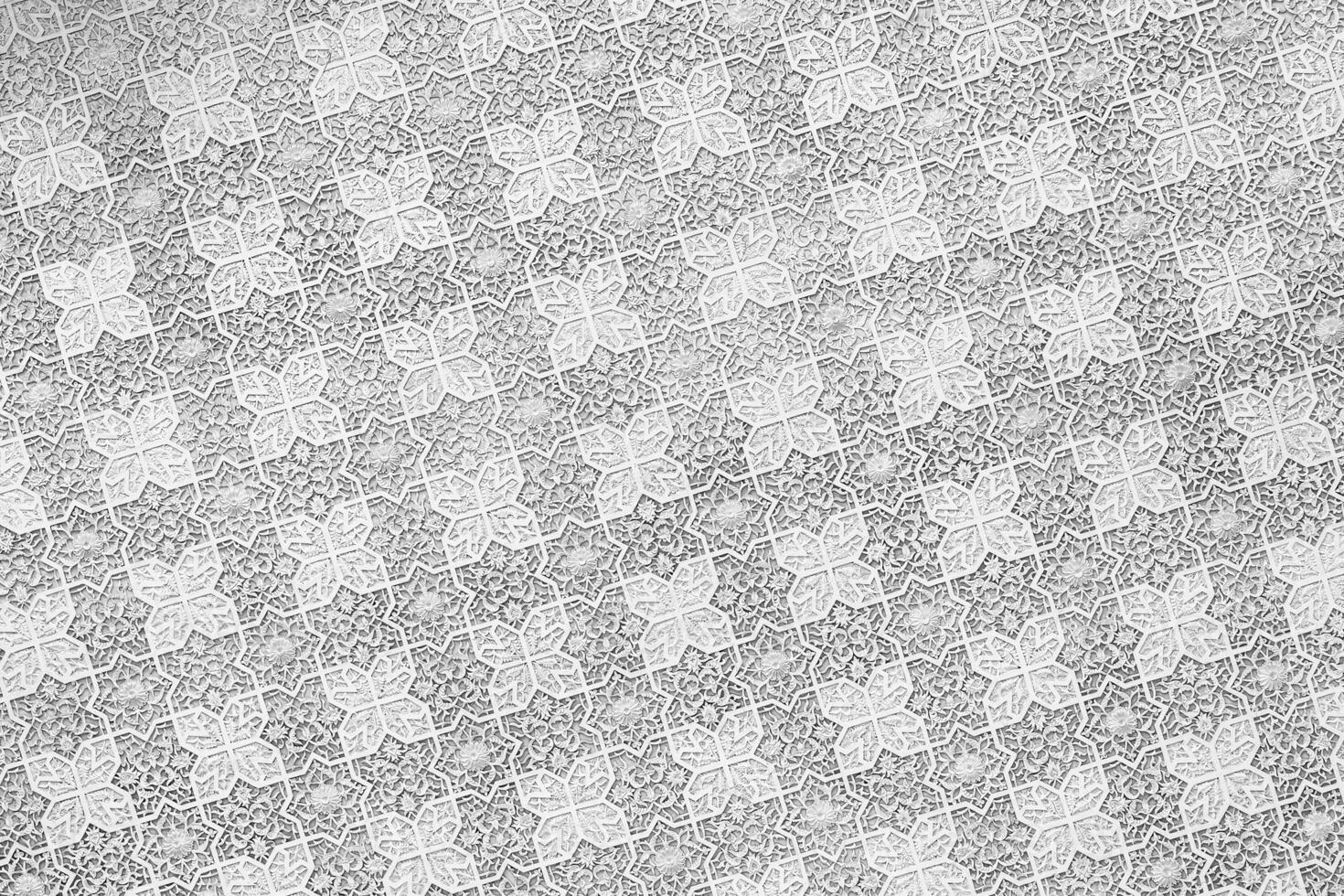 Geometric traditional Islamic ornament. Fragment of a pattern mosaic.Abstract background. photo