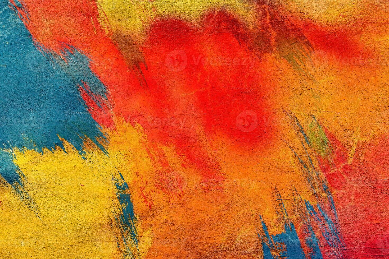Colorful graffiti painted on a wall. Abstract urban background. Spray painting art. photo