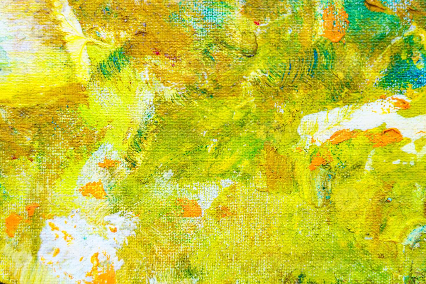 Colorful abstract oil painting art background. Texture of canvas and oil. photo