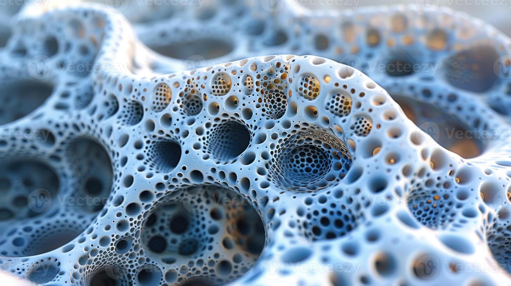 A cluster of bubbles floating in clear water photo