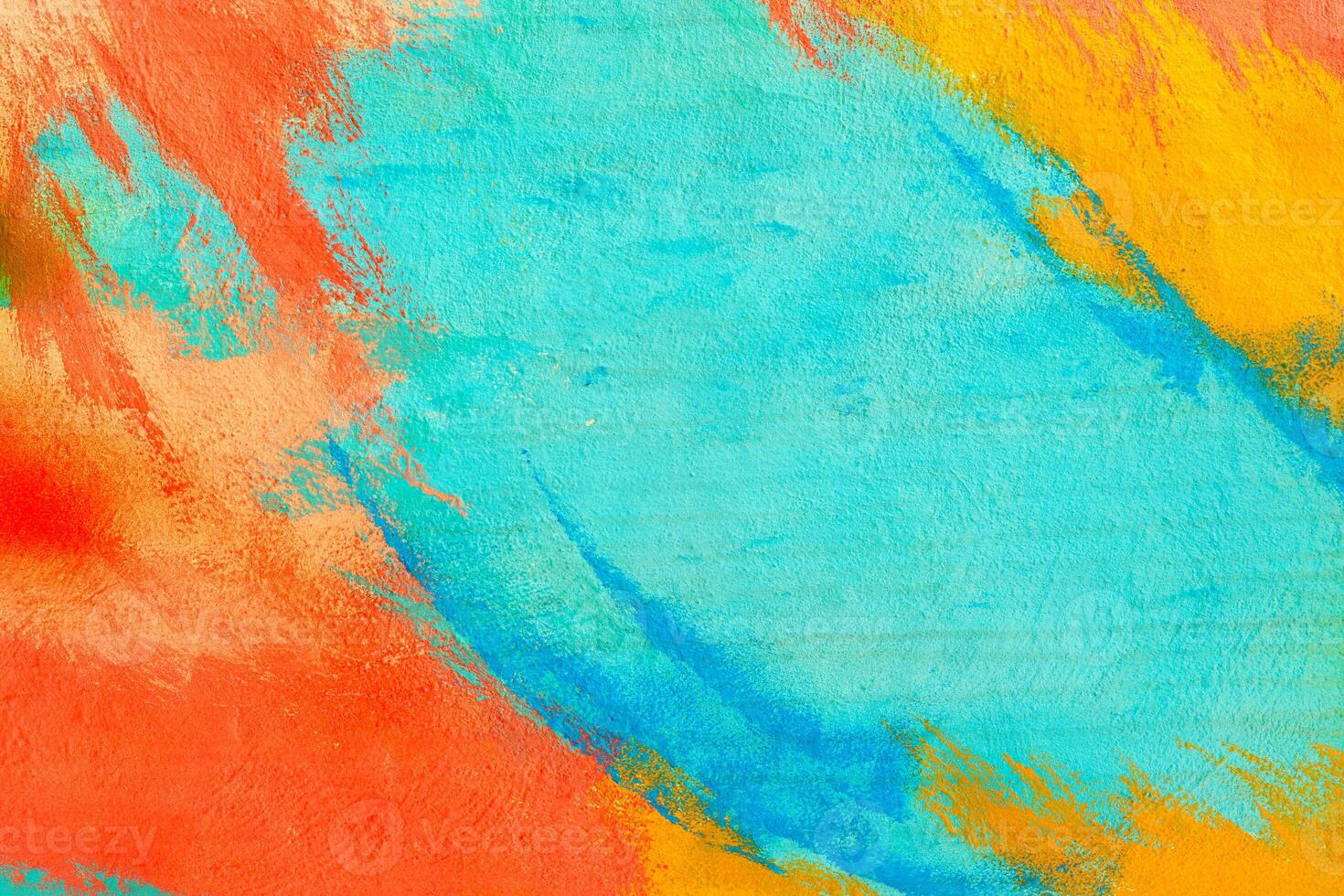 A fragment of colorful graffiti painted on a wall. Abstract urban background. Spray painting art. photo