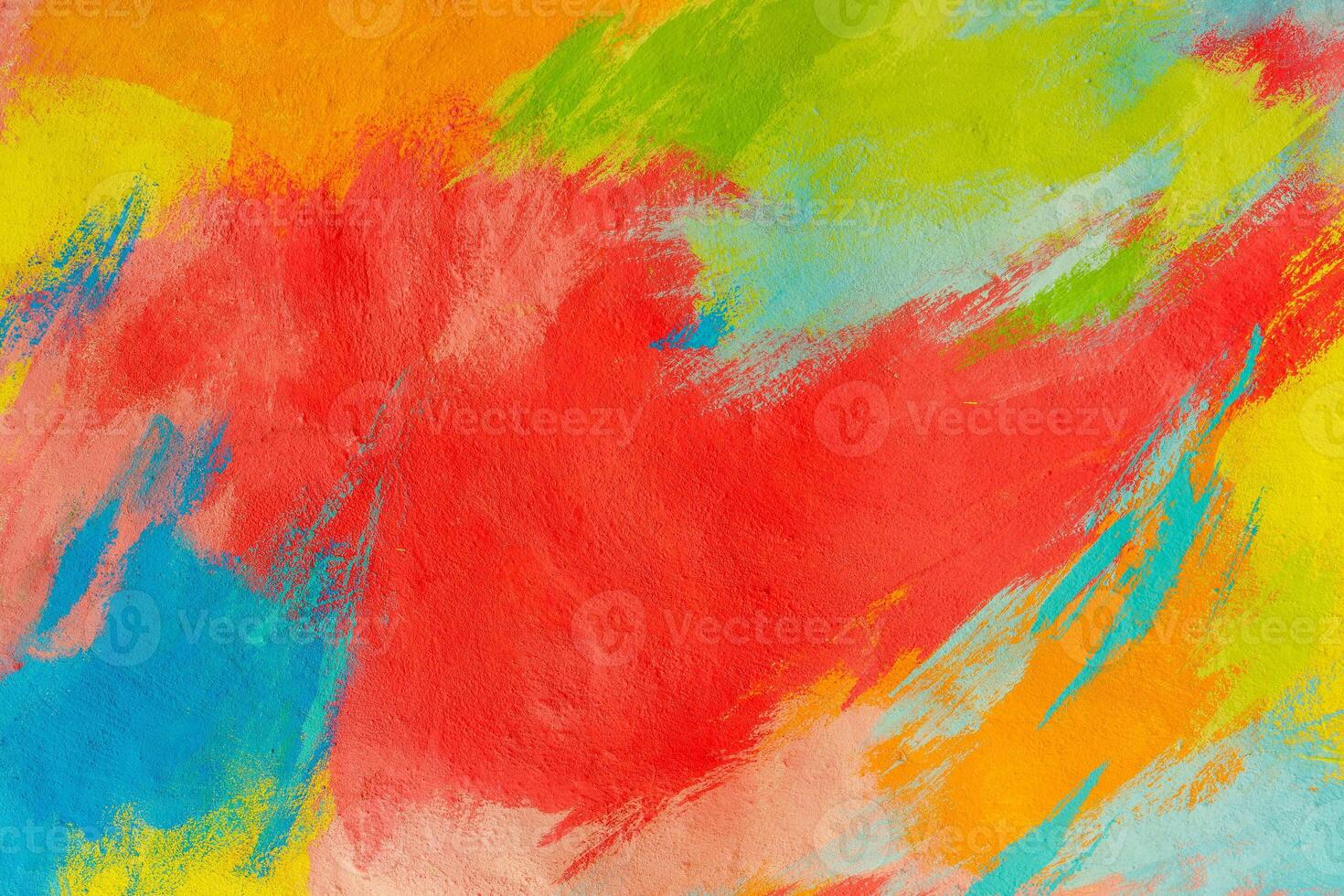 A fragment of colorful graffiti painted on a wall. Abstract urban background. Spray painting art. photo