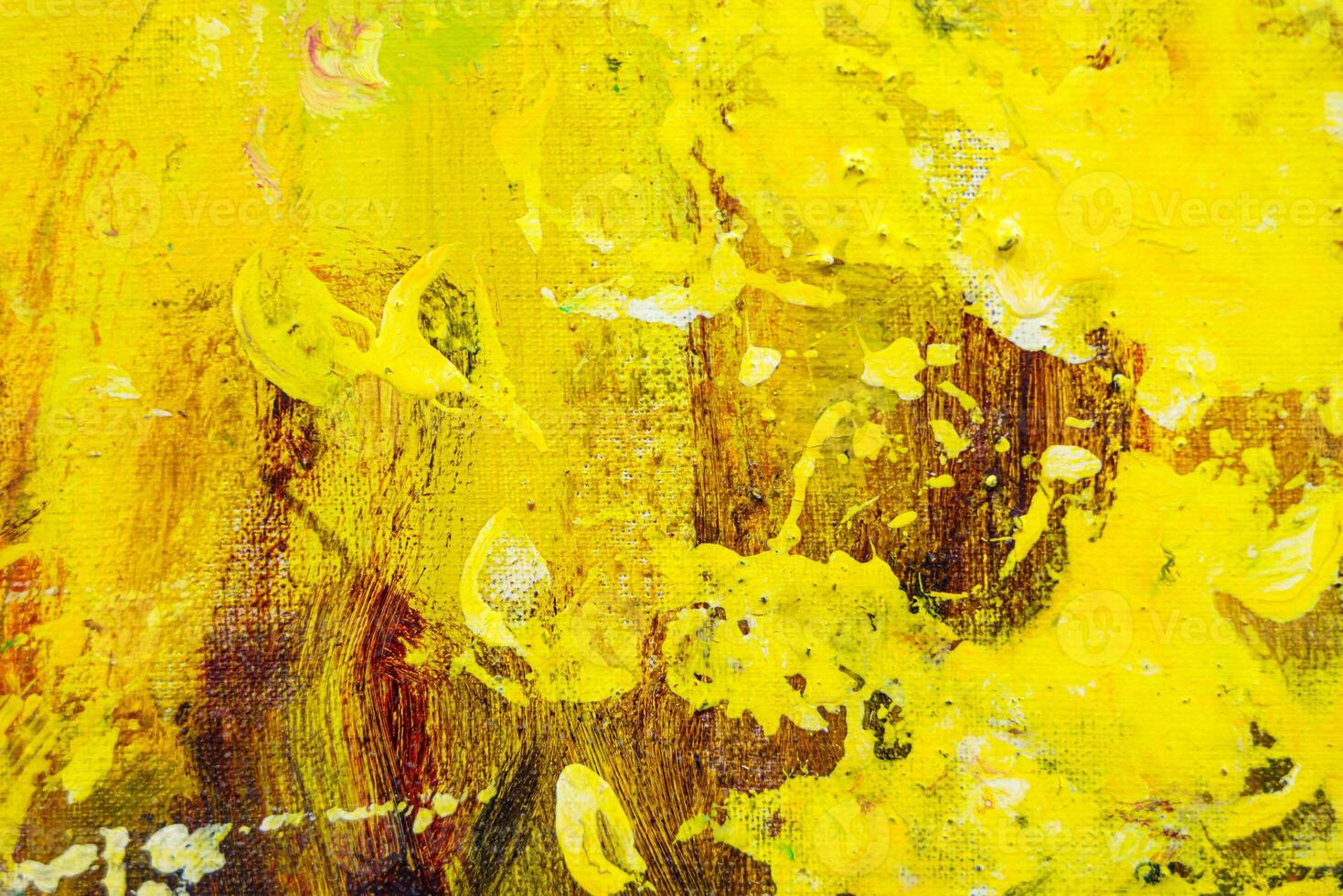 Colorful abstract oil painting art background. Texture of canvas and oil. photo